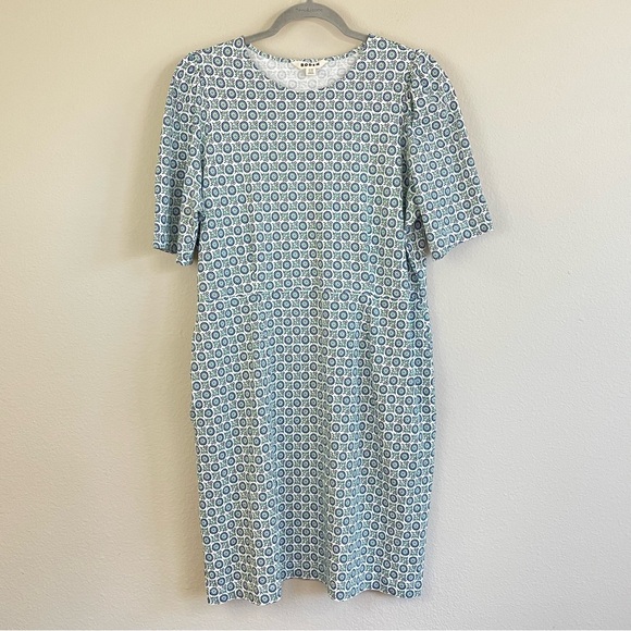 Boden Zoe Floral Cotton Jersey Dress Size 14R - Picture 2 of 9